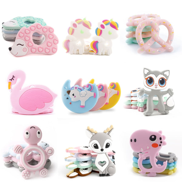 Cute Baby Animal Teether | Moon Discount