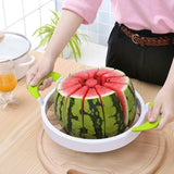Large Watermelon cutter Convenient Kitchen accessories Cutting Tools Watermelon Slicer Fruit Cutter Kitchen Muti-function Cutter - Moon Discount