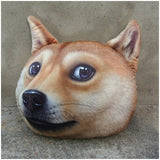 stuffed plush dog pillow