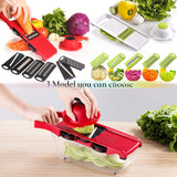 Myvit Vegetable Cutter with Steel Blade Mandoline Slicer Potato Peeler Carrot Cheese Grater vegetable slicer Kitchen Accessories - Moon Discount