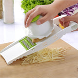 Myvit Vegetable Cutter with Steel Blade Mandoline Slicer Potato Peeler Carrot Cheese Grater vegetable slicer Kitchen Accessories - Moon Discount