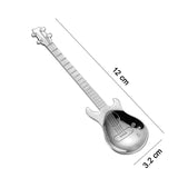 Cute Coffee Spoons Guitar Shape Dessert Musical Instrument - Moon Discount