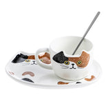 🐱 Cute Cat Ceramic Mug With Tray | Moon Discount - Moon Discount