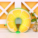 🍓 Plush U Shaped Neck Pillow Fruit Lifelike | Moon Discount - Moon Discount
