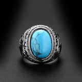 Tibetan Silver Vintage Stone Ring