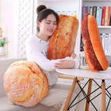 stuffed plush bread pillow
